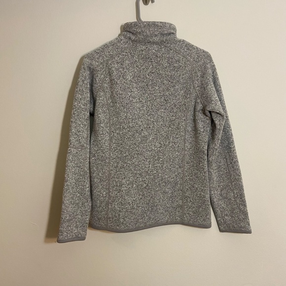 Grey Patagonia Quarter Zip Fleece Jacket Size Medium - Picture 3 of 4